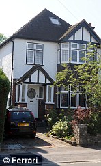 One of al-Azawi's homes in Bromley, SE London
