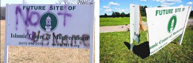 Murfreesboro-Vandalism-Sign