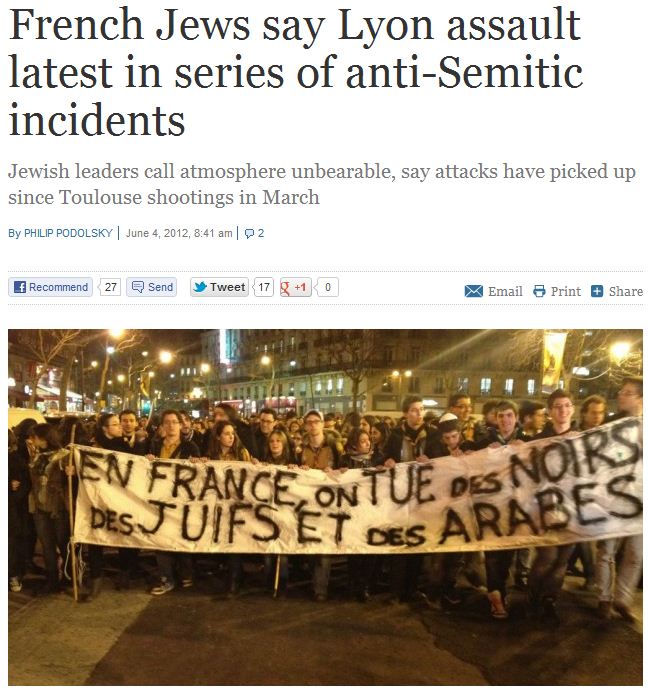 French-Jews-protest-against-brutal-antisemitic-attack-4.6.2012