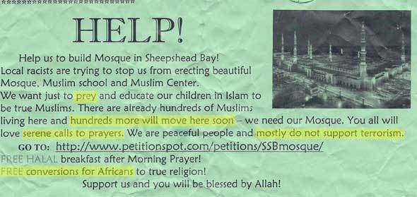 BROOKLYN: Muslims whine about living in a post-9/11 