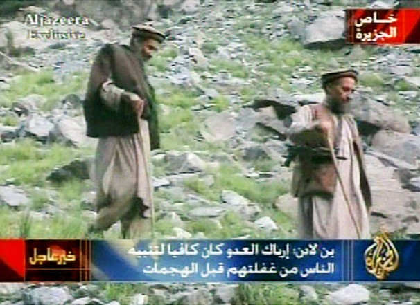 Al-Jazeera was used by Osama bin-Laden and Ayman al-Zawahiri (shown above) as their personal spokes network