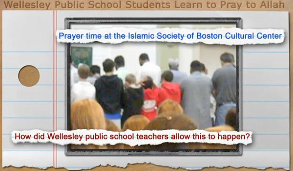 In Wellesley, MA, a class field trip to a mosque had students reciting Muslim prayers