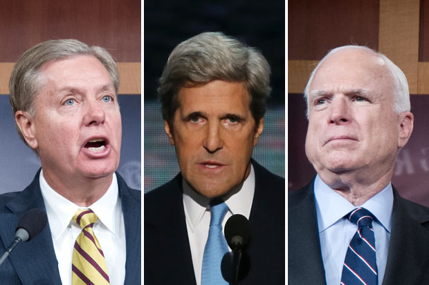 Miss Lindsey, John 'I was in Vietnam' Kerry and John McCain didn't fare much better