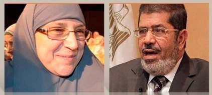 Naglaa Mahmoud wife of Mohamed Morsi