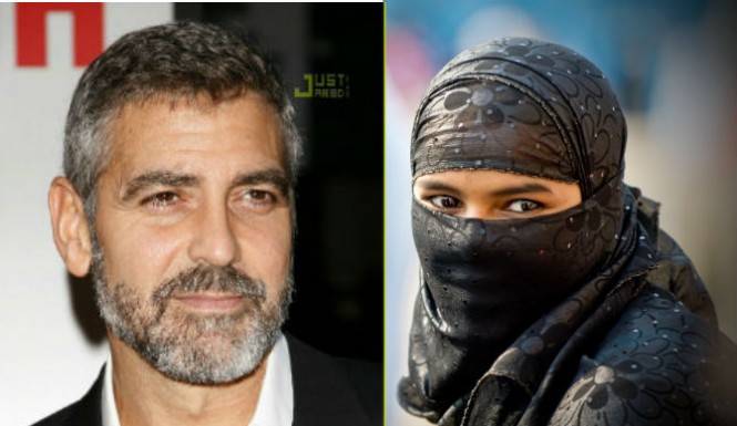 Clooney already seems to have the Muslim beard going on