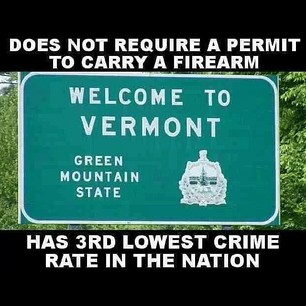 Its a good thing Vermont does not require a permit to 