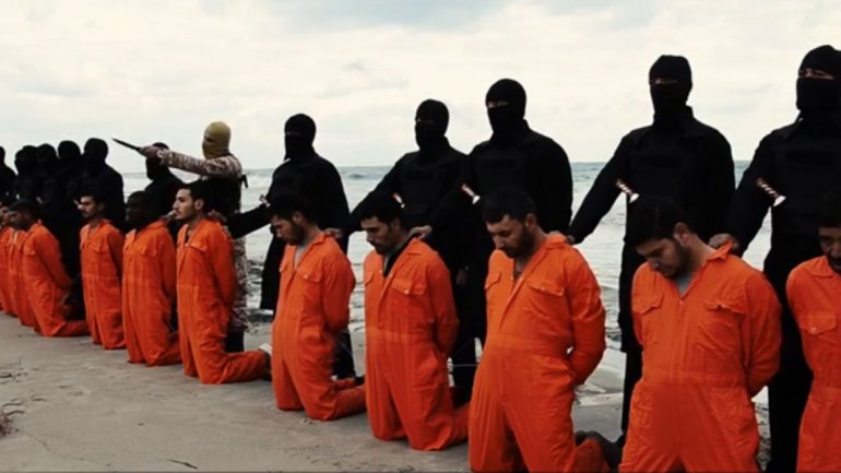 ISLAMIC STATE (ISIS) releases video of beheadings of 21 Egyptian.