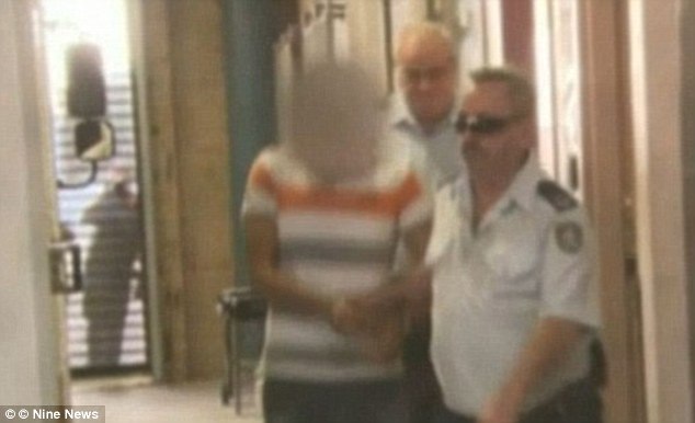 The 27-year-old man, whose identity is being protected, pictured at Burwood Local Court in May, has pleaded guilty to ongoing child sex abuse 