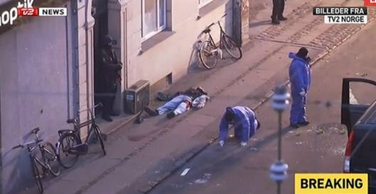 Photo of Dead Islamic Terrorist on Ground in Nørrebro