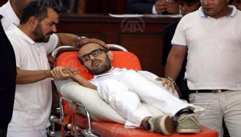 Mohamed Soltan still not dead after a 14-month hunger strike with his father, convicted convict .Salah Soltan 