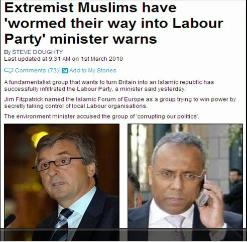 Extremist Muslims UK Labour Party - sharia law UK MCB