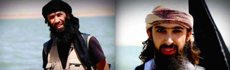Terroristas suicidas del Estado islámico Abu Abdul Aziz al Firansi y Maryam y Abu al Firansi (alias Kevin Chassin)