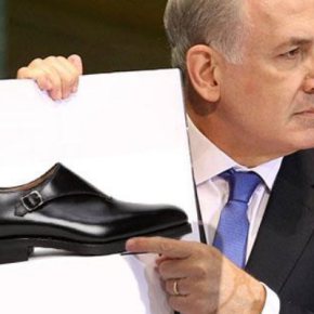 netanyahu-steals-shoes