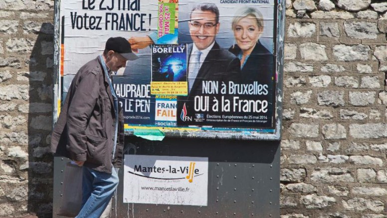 2014 French Municipal elections showed an historic shift to the right (droite)