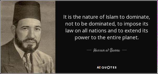 Hassan al-Banna, founder of the Muslim Brotherhood, parent company of MPAC, CAIR, ISNA, ICNA, MSA, and more