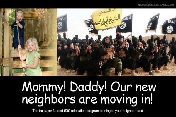 Image result for refugees mommy daddy our new neighbors are here