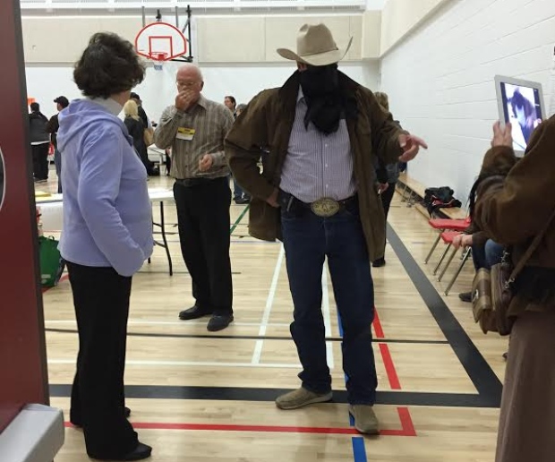 cowboy-at-polling-station
