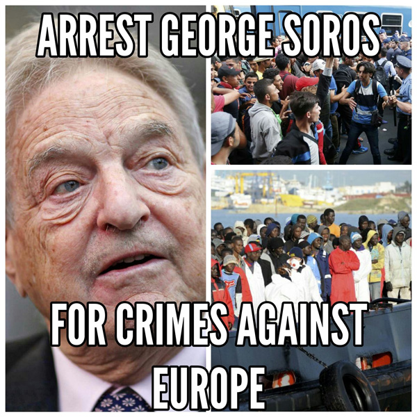 Soros has demanded that Europe take in at least 1 million Muslims per year