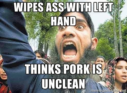 Wiping ass with hand islam