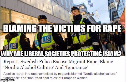 Image result for vile murdering and raping muslim invaders in Sweden