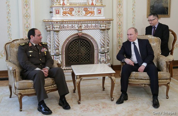 President apparent, former Egyptian army chief Abdel Fattah al-Sisi has formed new ties with Russian President Vladimir Putin