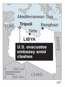 U.S. Embassy in Libya evacuated because of increasing jihadist violence