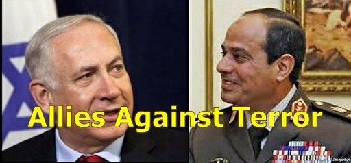 PM Benjamin Netanyahu and President al-Sisi of Egypt