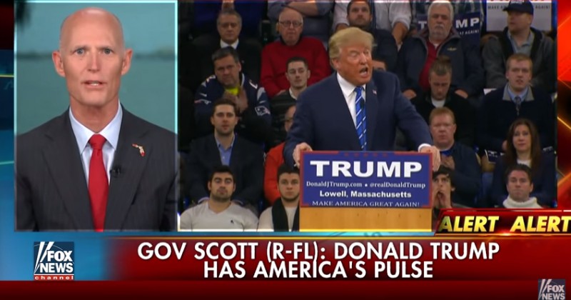 [First Vote Rumbling | Will Donald Trump || Get The Florida Governor Rick Scott Endorsement of?]