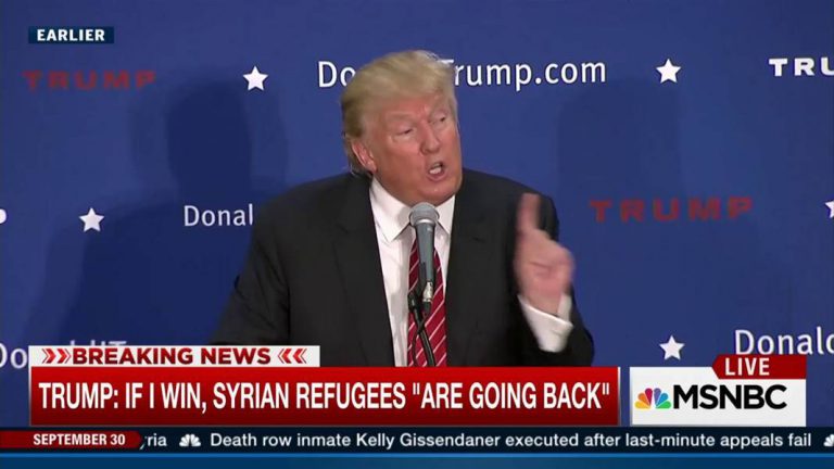 The hunt Is ON -Trump orders revetting Syrian refugees